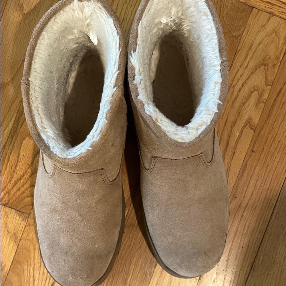 Women's Tan Suede Ankle Boots